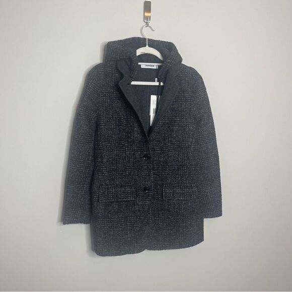 Thakoon Wool Blend Hooded Coat NWT Size Small - Picture 7 of 13